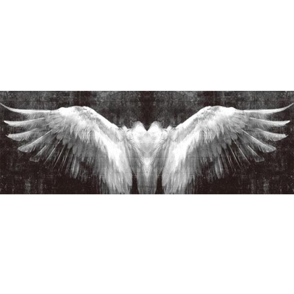 Angel Wings Canvas Painting Black and White Posters and Prints Vintage Abstract Wall Art Pictures for Living Room Home Decor