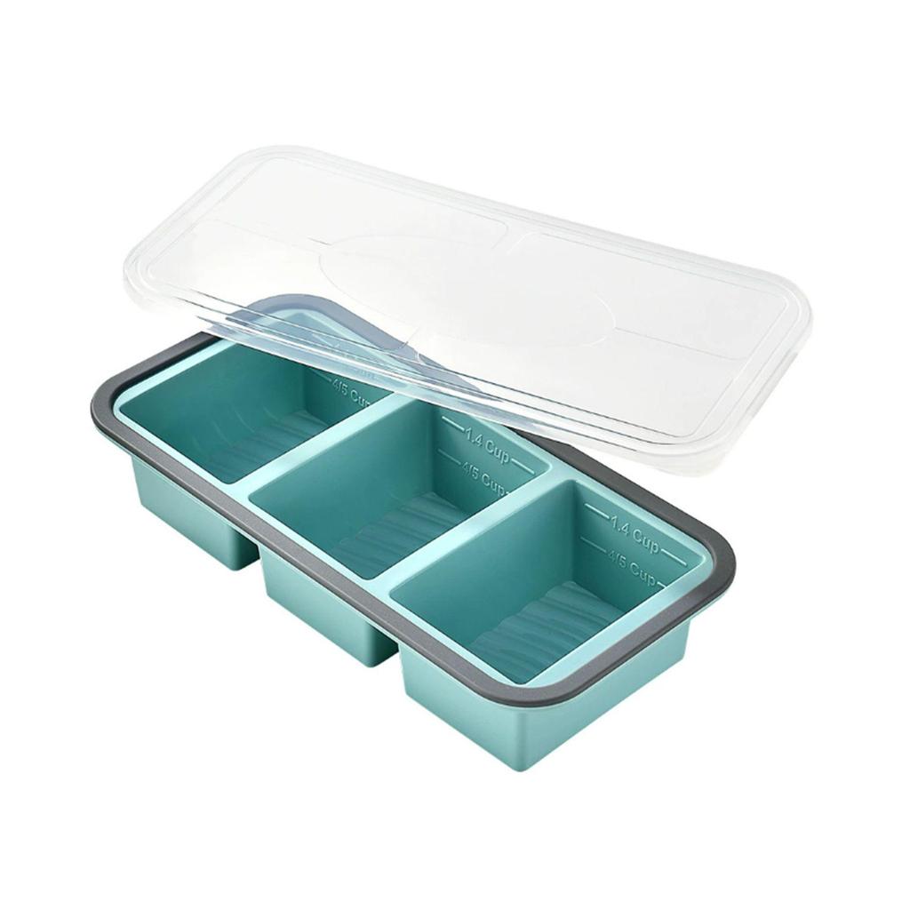 Silicone Food Storage Box - Airtight, Microwave Safe, Fridge & Kitchen Use