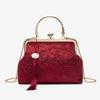Red Bag Light Luxury Versatile Mother Wedding Bag Practical Messenger Handbag Mother-In-Law Wedding Bag
