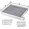 2x Car Pollen Cabin Air Conditioning Filter Activated Carbon For Hyundai Creta IX25 Tucson Kia Rio Sportage 2016 2017 2018 2019