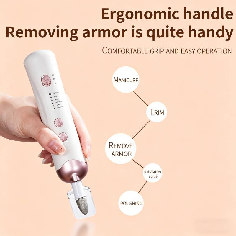 Multifunctional Electric Manicure Buffer And Shiner For Personal Use And Spa Treatment