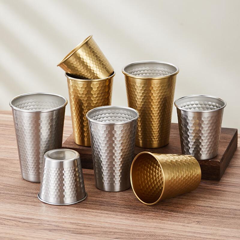 304 Stainless Steel Diamond Pattern Multi-purpose Cup