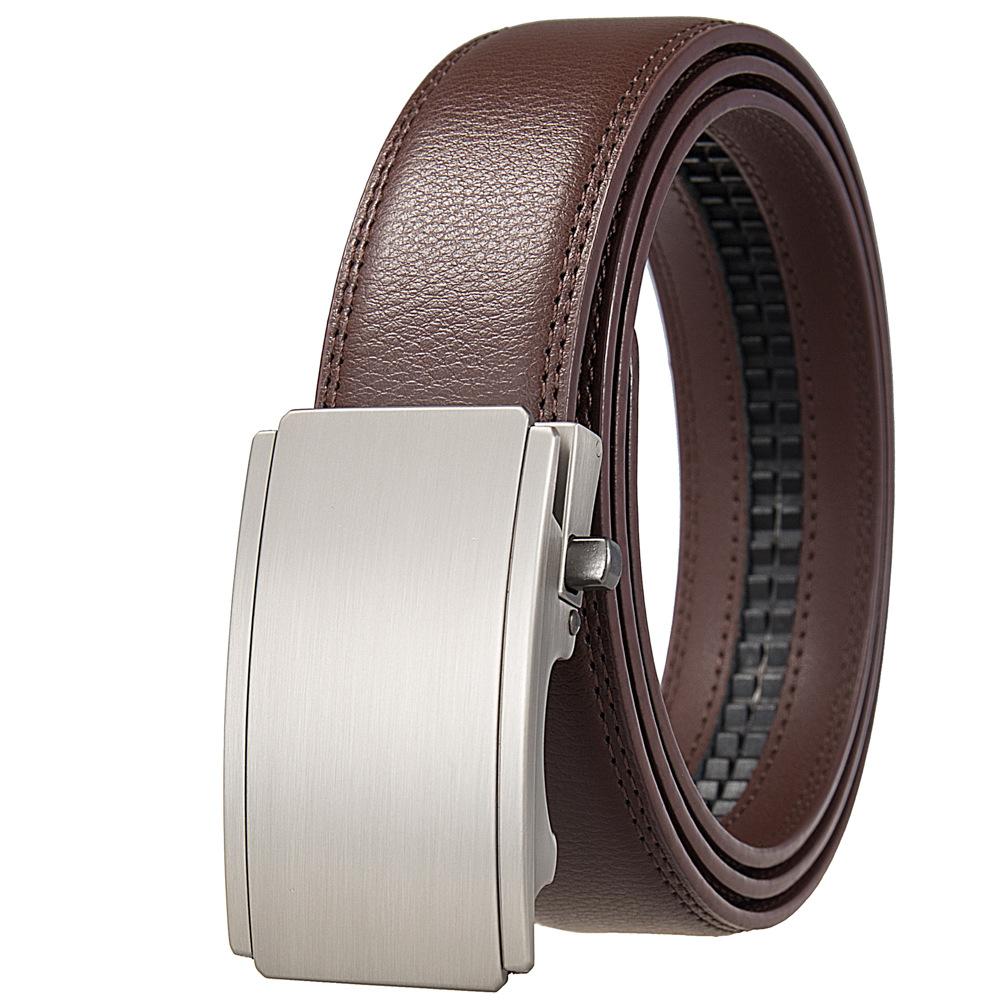 Casual Business Belt, Belt For Men, Two-Layer Belt, Automatic Buckle Belt Ly36-25565-1