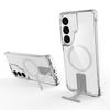 For Samsung Galaxy S26 Ultra Magnetic Case Kickstand Shockproof PC + TPU Clear Phone Cover