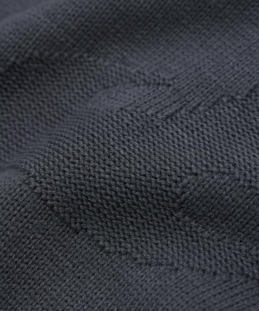 CRITIC Flame Hood Knit Charcoal