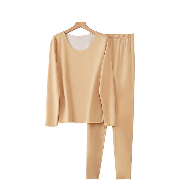 Imitation Cashmere Silk, Men's and Women's Thermal Underwear Set, Autumn Clothes, Autumn Pants, Men's Thin Autumn Clothes