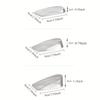 1 Pair Silicone Transparent Heel Lift Insoles - Invisible Arch Support Pads for Women, Adjustable Height Comfortable Half Insoles for Shoes