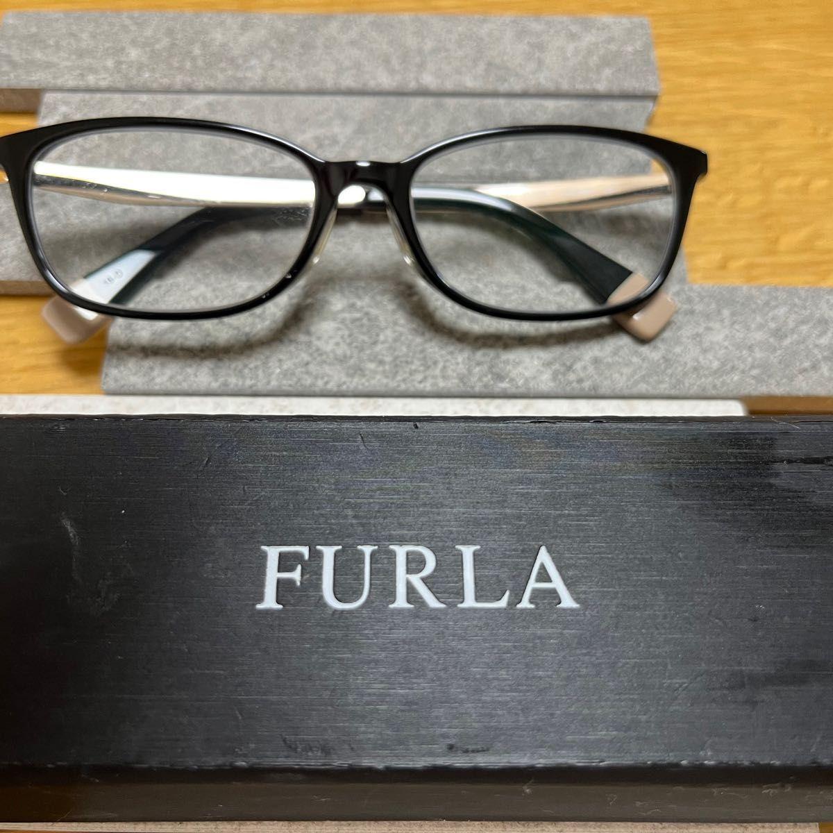 Used Lower price! FURLA glasses frame VFU174J with case [Good condition]