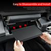 For Toyota Hilux 2026 Center Console Side Storage Tray Silicone Pad Anti Scratch Noise Reduction Interior Accessories