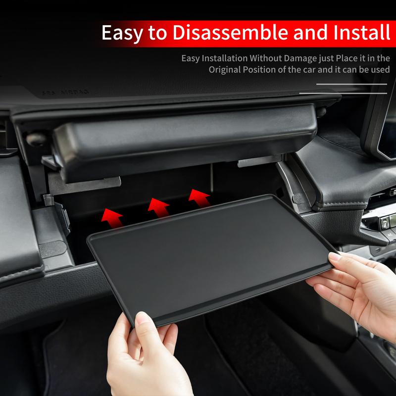 For Toyota Hilux 2026 Center Console Side Storage Tray Silicone Pad Anti Scratch Noise Reduction Interior Accessories