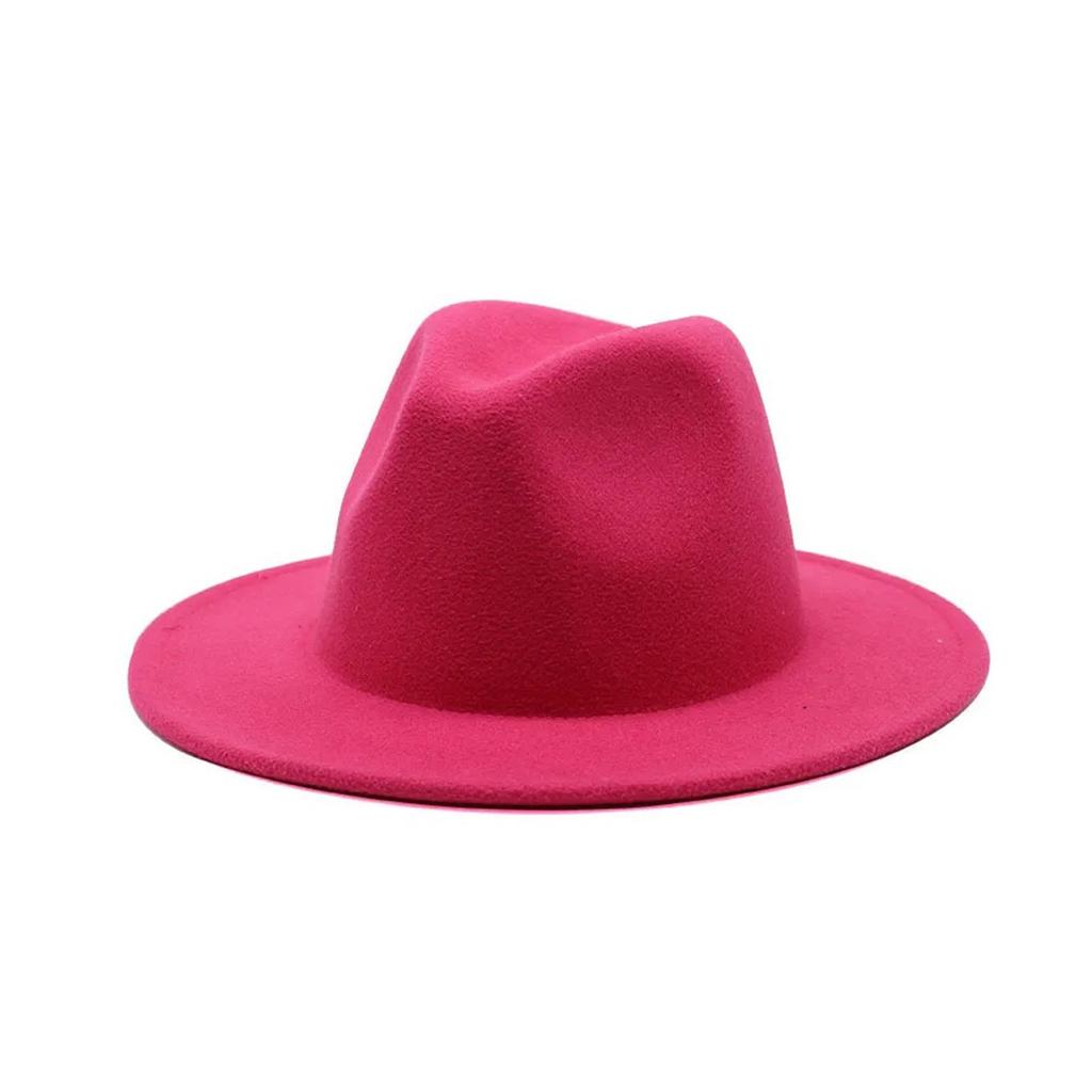 Unisex Minimalistischer Wollzylinder Jazzhut