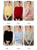 Women's Plus Size Cashmere Sweater - Round Neck, Loose-Fit, Knitted Pullover for Autumn and Winter