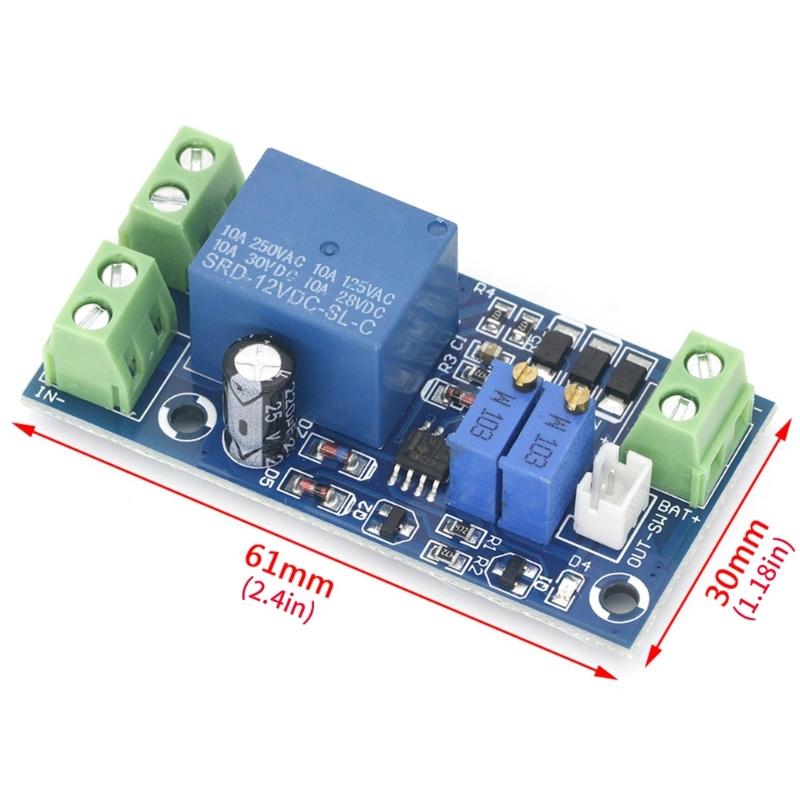 12V Battery Voltages Protector Auto Cut Off Control Board With Adjustable Shutdown Setting