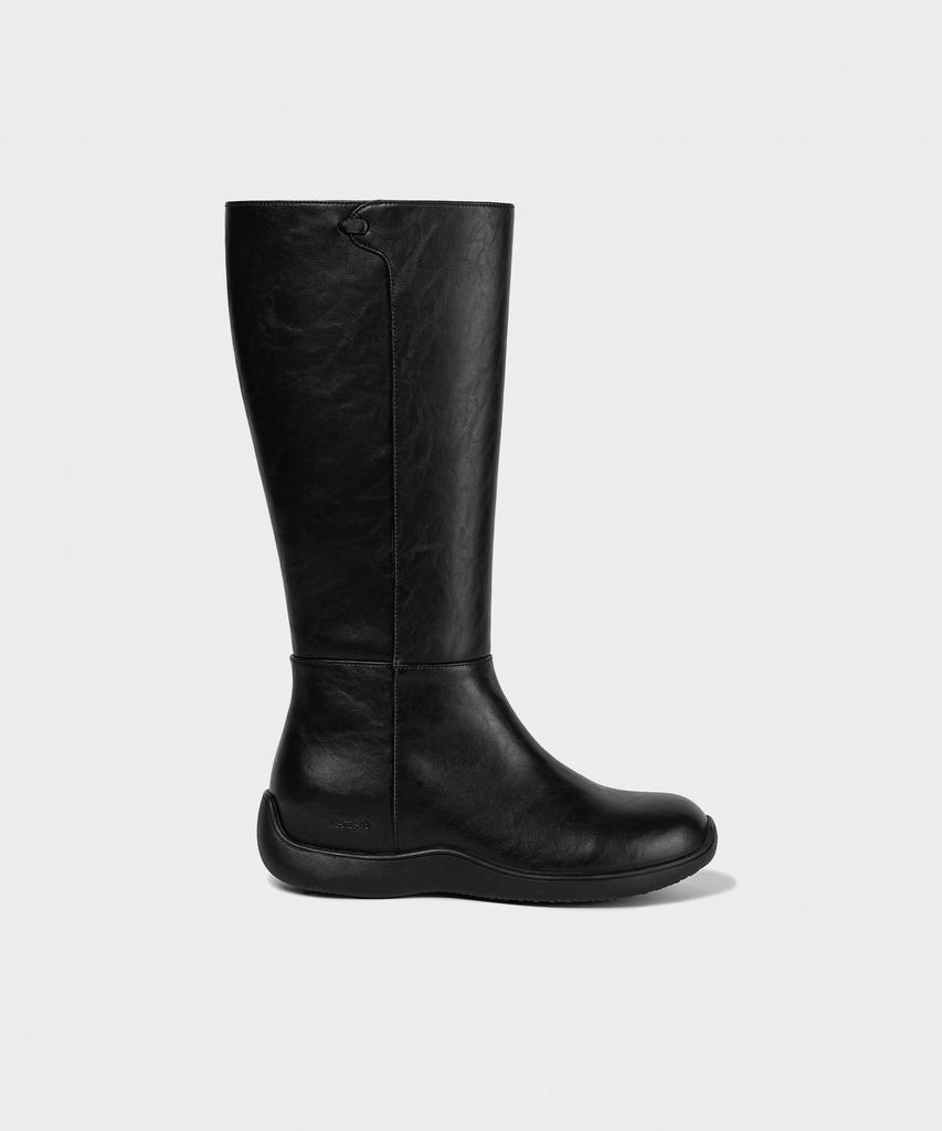 Khiho Clean Mold Long Boots Black