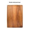 Acacia Wood Cutting Board - Solid and Anti-Mold, Double-Sided, Ideal for Kitchen Use