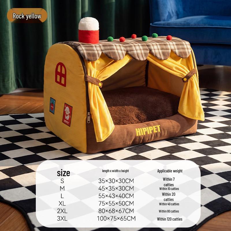 Autumn & Winter Deep Sleep Pet Bed for Large Dogs & Cats