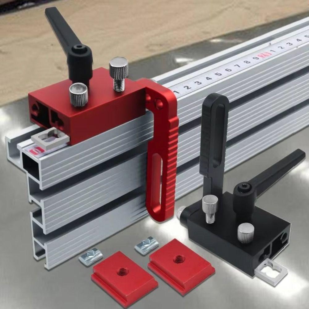 Adjustable T Track Limit Stop Type 75 Miter Track Stop Woodworking Limiter  Standard T-track