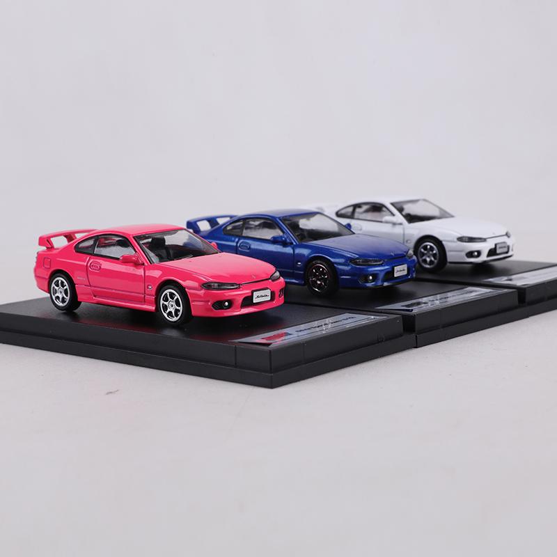 ABBI1 SHADOW 1:64 Silvia Spec-R Aero S15 Alloy simulation car model toy collection display piece