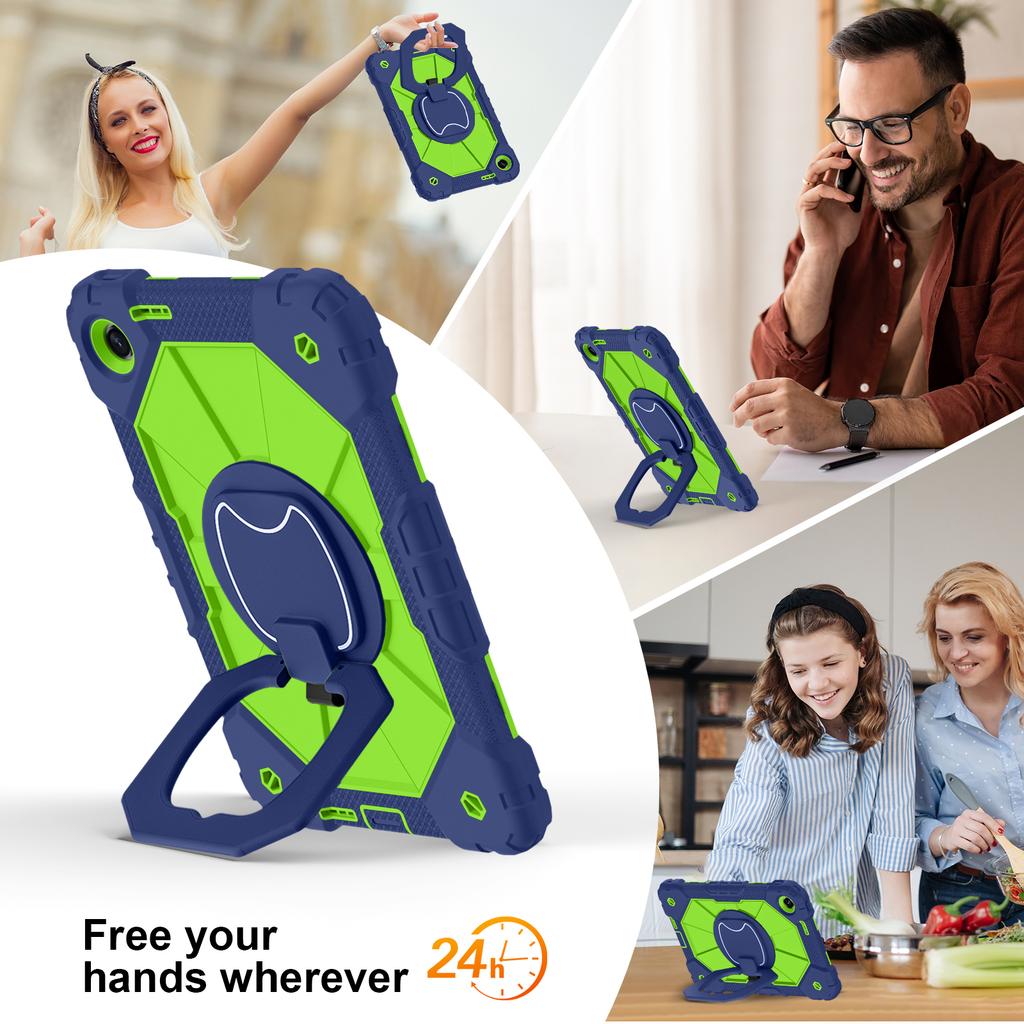 Robuste Panzerhülle für Xiaomi Poco C Pad X11 7pro 8pro Redmi Pad 2pro 12.1" SE 8.7" 9.7"11" 360° drehbarer Ständer für Kinder Tablet-Hülle mit Schultergurt