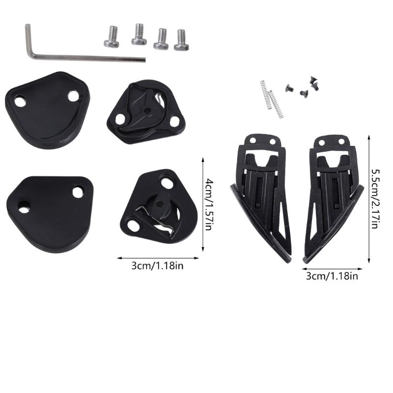 Motorcycle Helmets Side Plate Visor Clip Shield Lock Replacement Helmets Visor Fastener for PISTA Helmets Lenses Clip