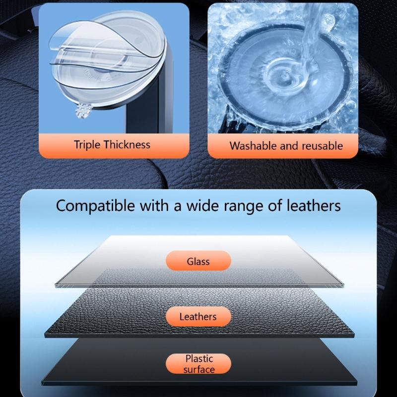 Phone Stand Car Phone Holder Suction Cup/Clip Type Air Vent Dashboard Mount Holder for 4-6.7in Phone Automotive Cradles