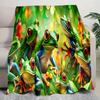 Frog Plush Blanket Suitable All Seasons Soft Comfortable Sofa Office Nap Travel Birthday Gift Christmas Present