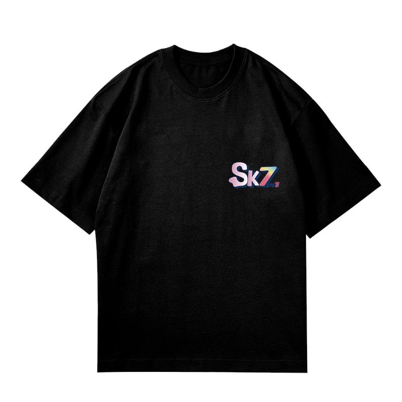 KPOP Konzert Peripherie Kombination Peripherie Bedruckt Herren und Damen Kurzarm T-Shirt Baumwolle Locker