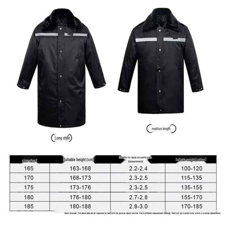 Reflective Winter Security Cotton Coat
