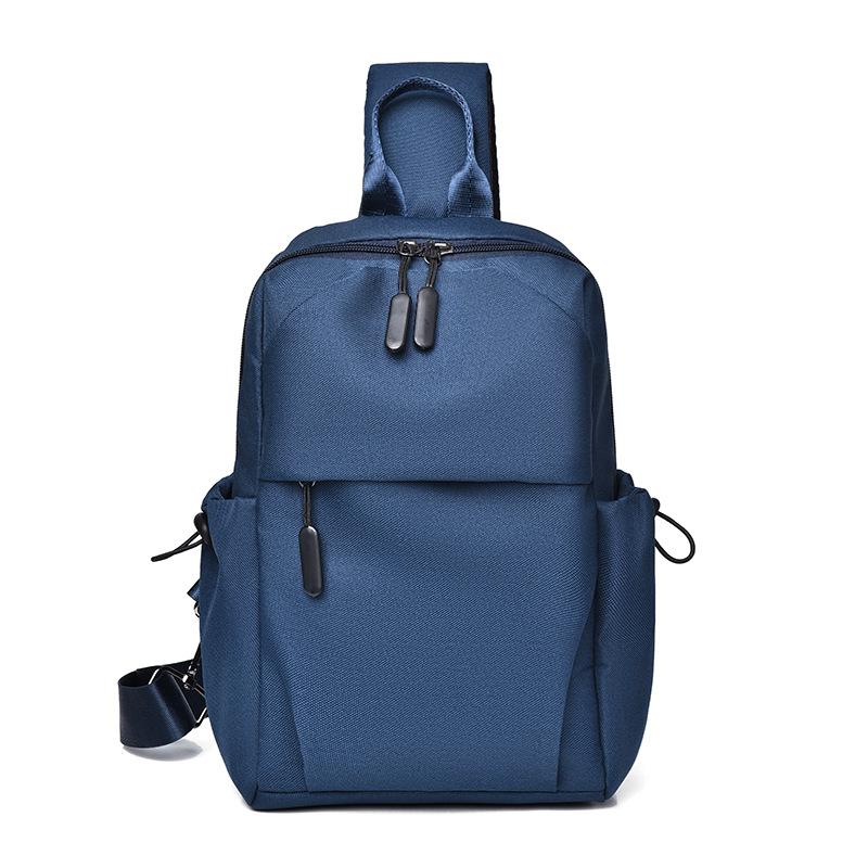 New casual men's Oxford cloth breast bag simple trend thickened shoulder messenger bag student travel bag backpack