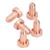 5Pcs Plasma Cutter Nozzle Copper Corrosion Resistant Torch Welding Accessories 9 8212