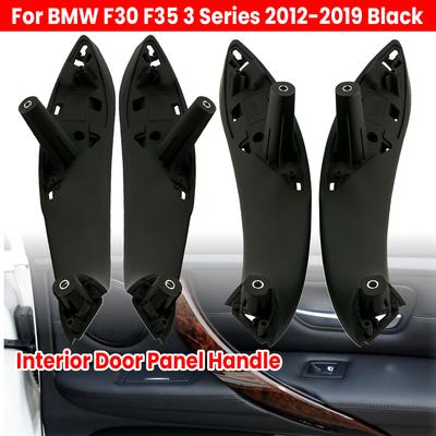 Wewnętrzny wewnętrzny panel drzwiowy Uchwyt do BMW F30 F35 Seria 3 2012-2019 Czarny