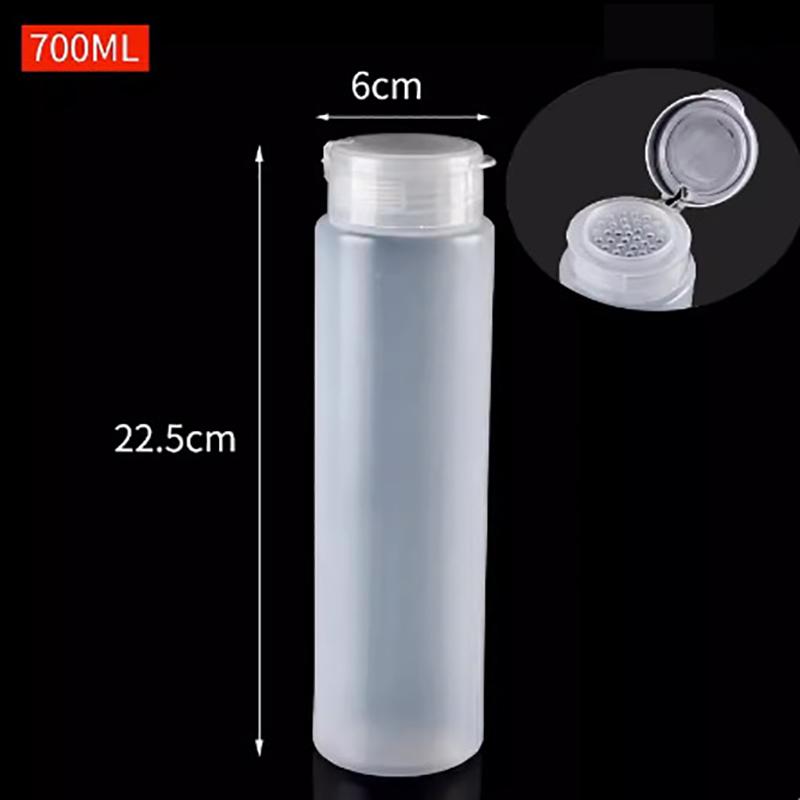350/460/700Ml Flip Cover Talcum Powder Bottle Refillable Cosmetic Powder Dispenser Plastic Powder Container Empty Pots Bottles