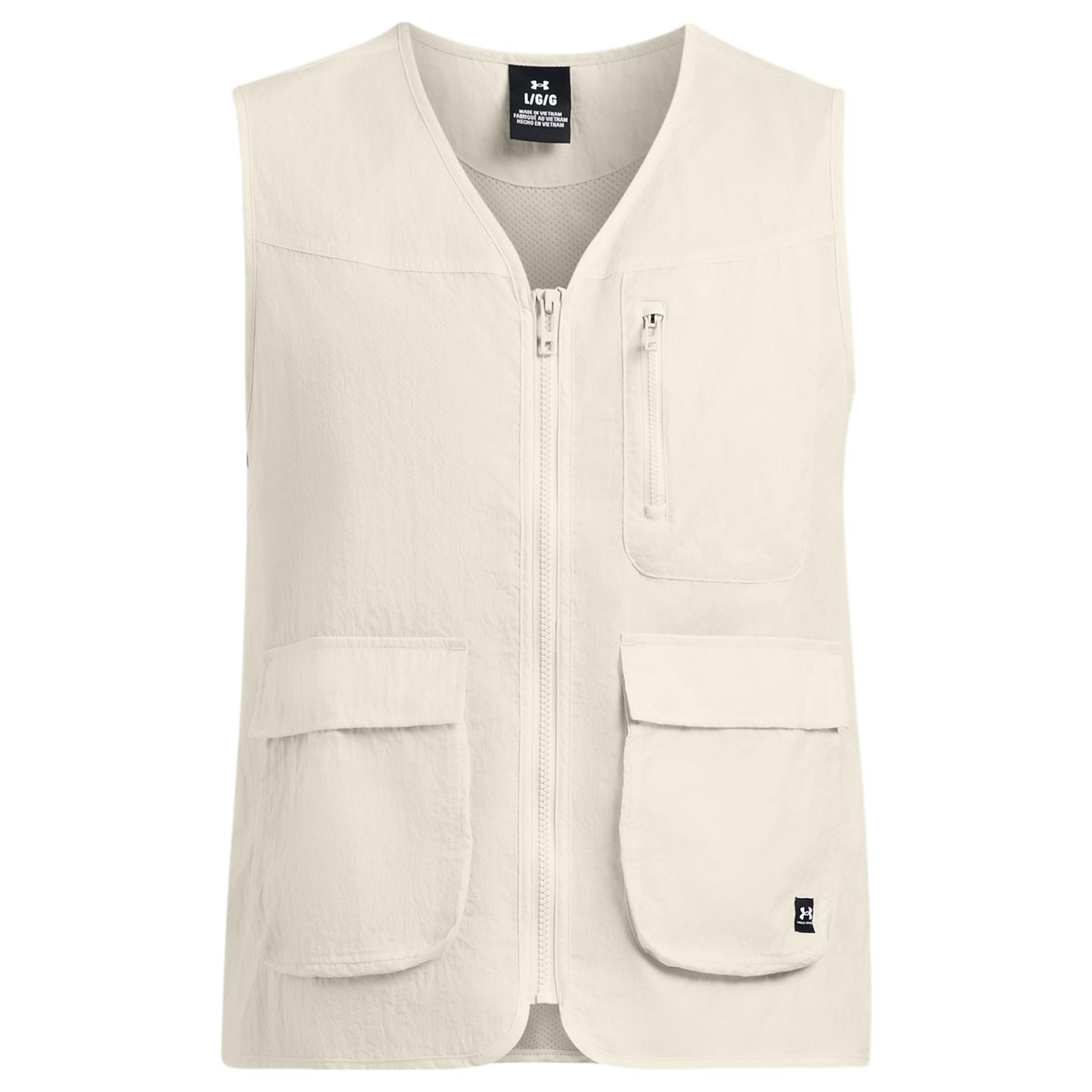 

Under Armour Legacy Storm Comfortable Versatile Classic Fashion Vest Men vest Beige 1382877-273 M