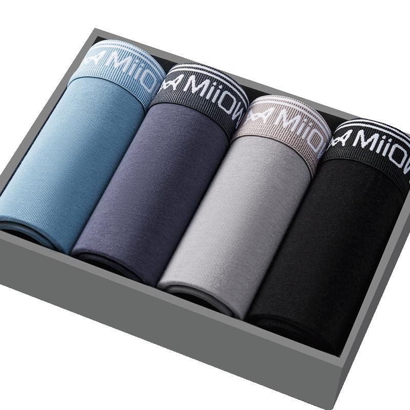 

Mao Ren Men s 10A Antibacterial Pure Cotton Boxer Briefs 5XL