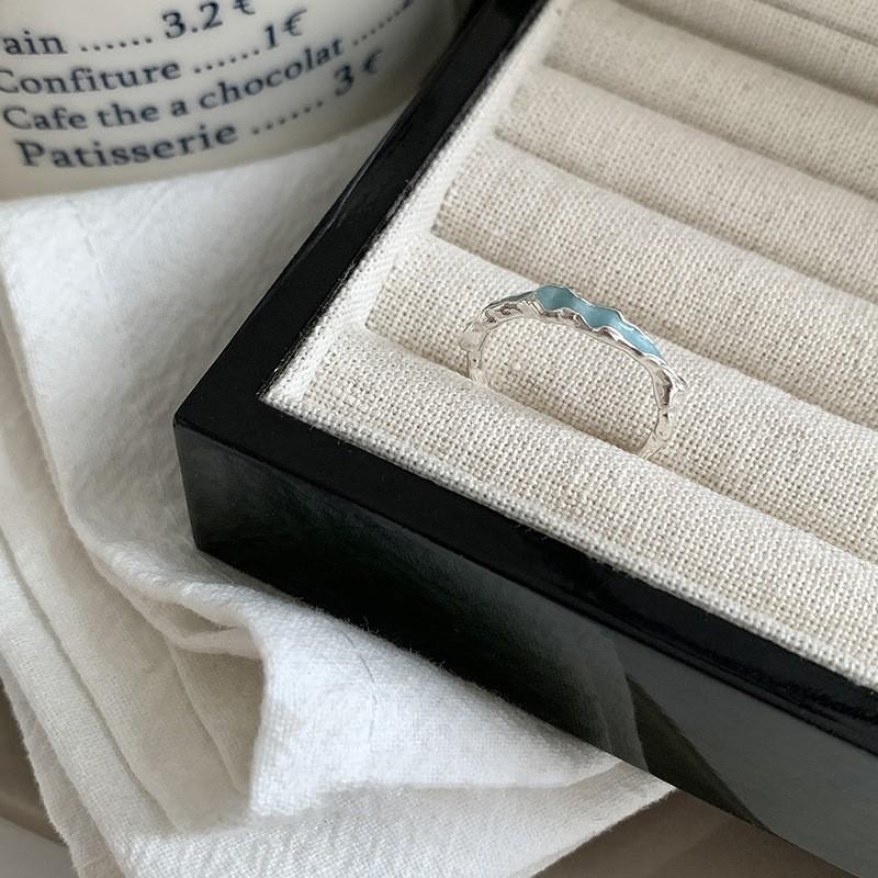 Elegant Adjustable Pearl And Silver Geometric Ring For Women Unique Design Accessory