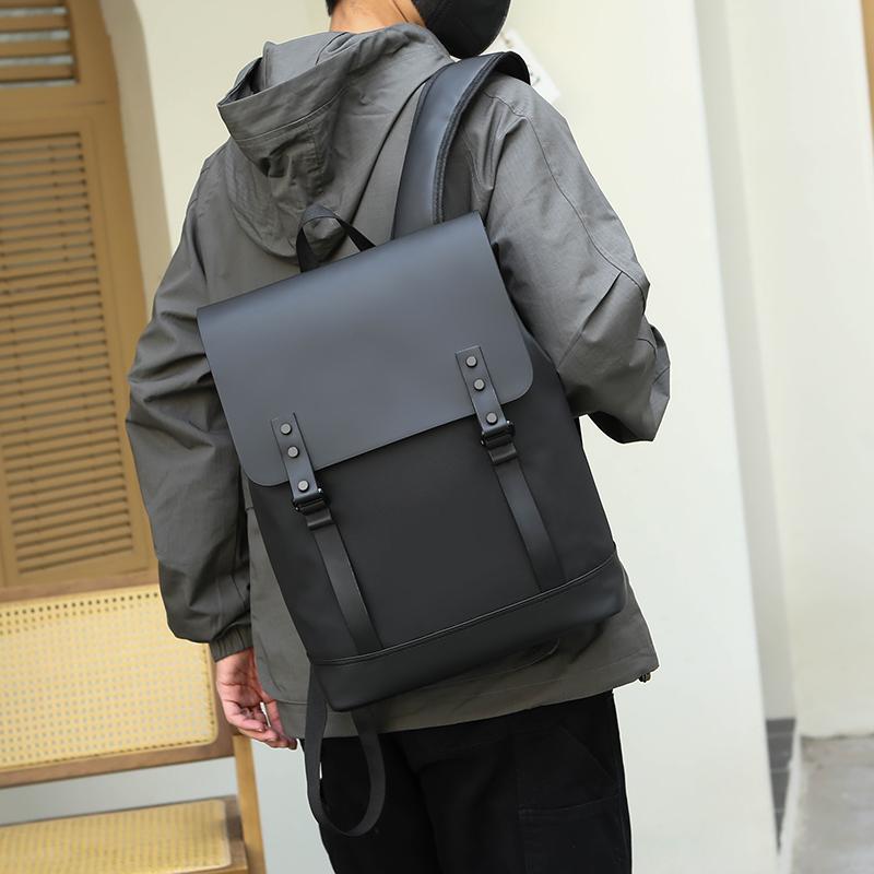 Business and leisure large capacity backpack for men, trendy and versatile, multi-functional neutral backpack