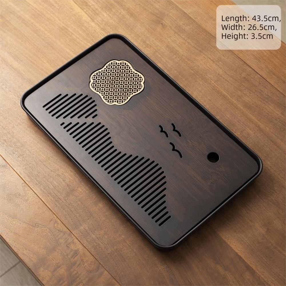 Tragbare Trockenbrühplattform mit Wasserspeicher Bambustablett Teetablett Teezeremonie