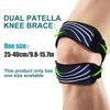 1/2PCS Patellar Tendon Support Strap Knee Pain Relief, Adjustable Knee Strap for Running, Jumper, Tennis, Sports Injury Recovery