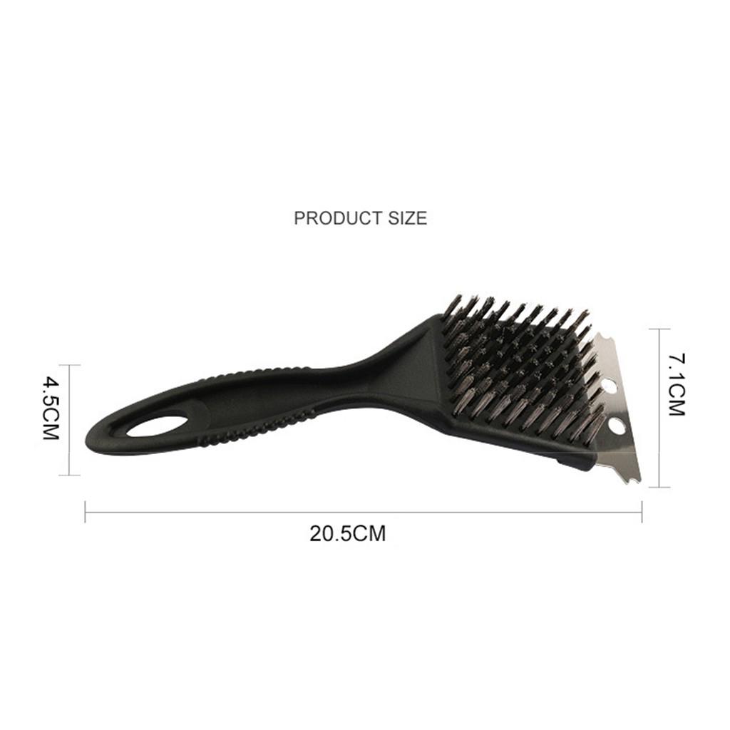 Cleaning Grill Brush Stainless Steel Bristle Scraper BBQ Grate Cleaner