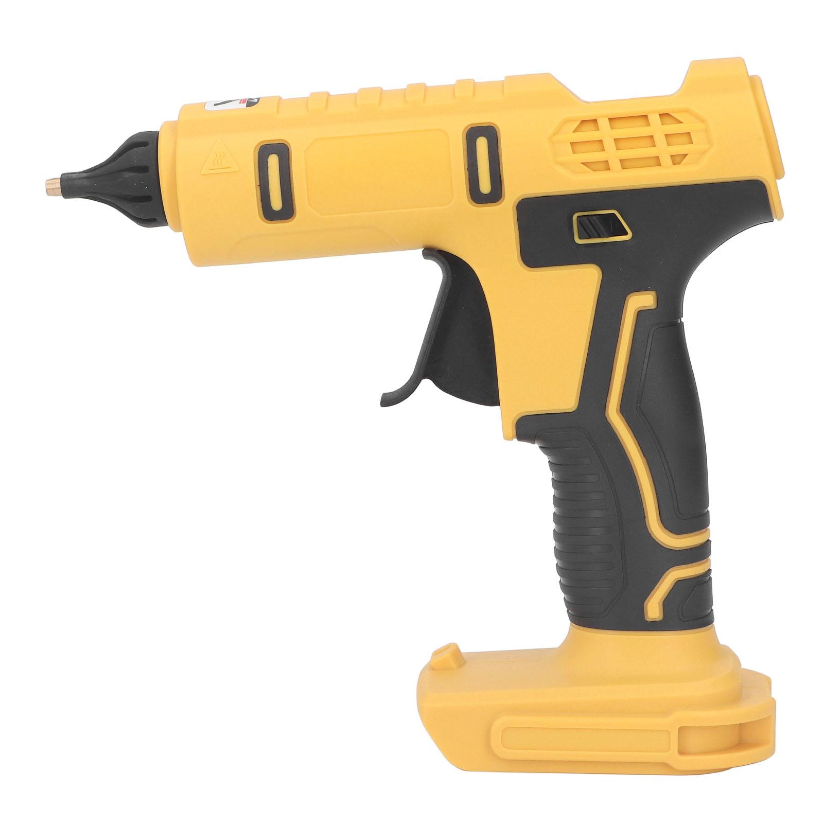 

100 Вт термоклеевой пистолет с быстрым нагревом, работающий от аккумулятора, беспроводной электрический клеевой пистолет со светодиодной лампой