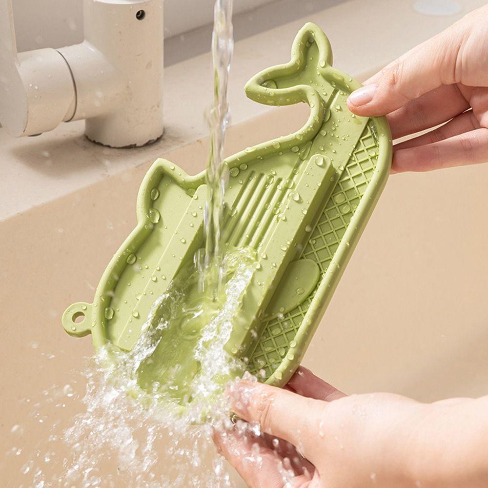 Washable Pot Lid Storage Mat Multifunctional Countertop Protector Silicone Pot Cover Placer Non-slip Faucet Draining Mat