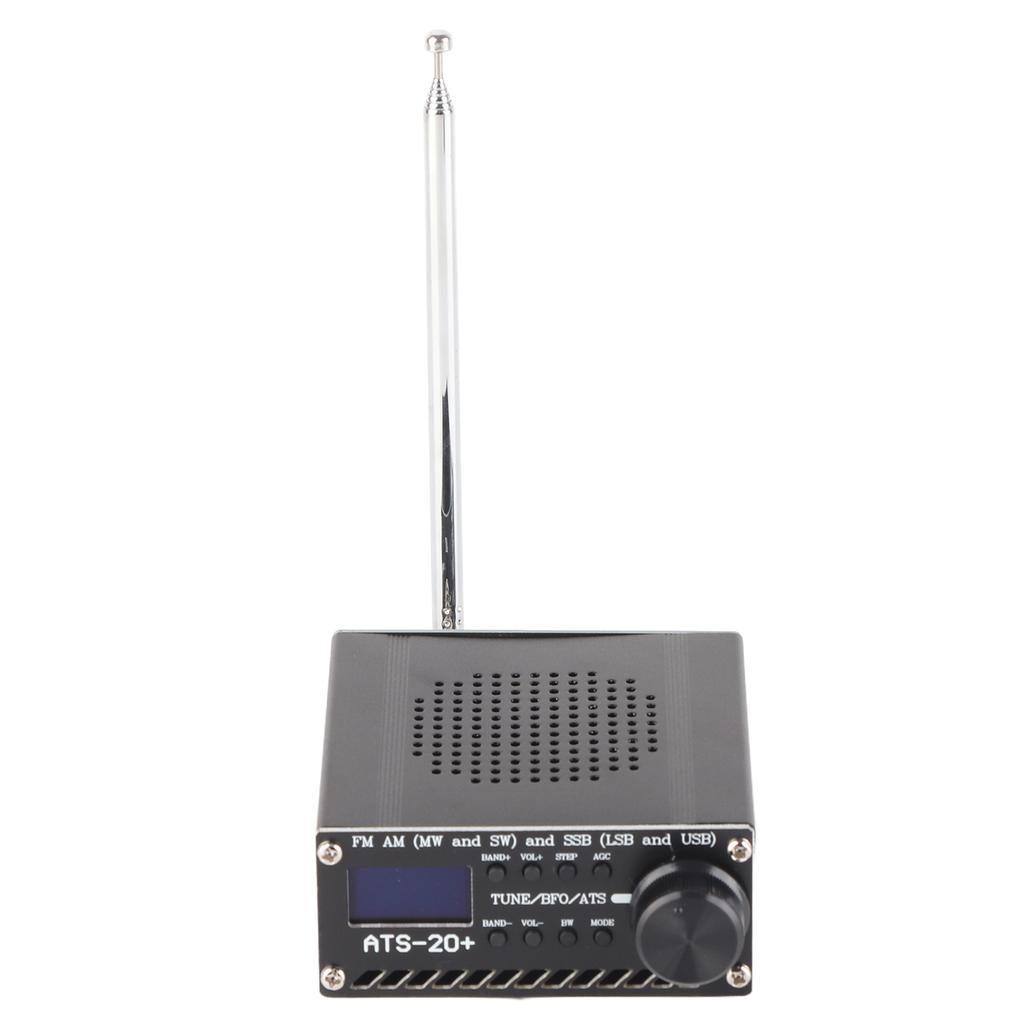 Full Band Radio Receiver AM LW MW SW SSB LSB USB Scanner Portable with Antenna ATS-20+ Si4735 Electronic Components