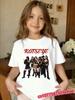 Y2K Daily Casual KATSEYE Music Children TeeCute Street Short Sleeve TopSummer Trend Outfit for Boys and Girls Young Kids