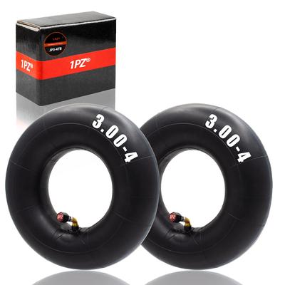 1PZ JP3-4TB 2pcs Bike Tire Inner Tube 4 Inch 3.00-4 Motorcycle Electric ATV Dolly Pocket Bike Abrasion Resistant Durable