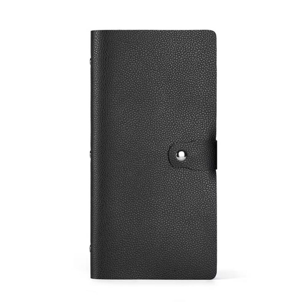 

PU Savings Challenges Book Solid Color Cash Budget Notebook Money Planners чорний