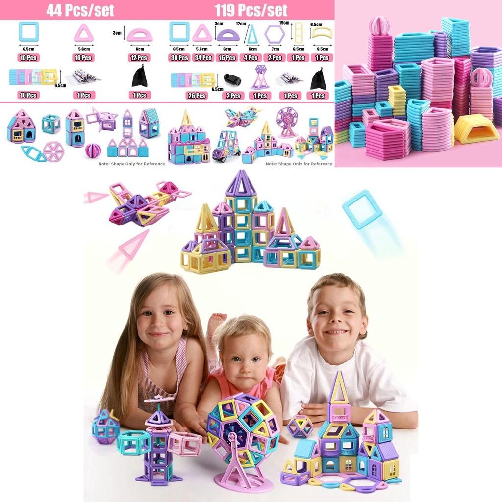 Magnetic Building Blocks Set Creative Educational Toy For Children Adults