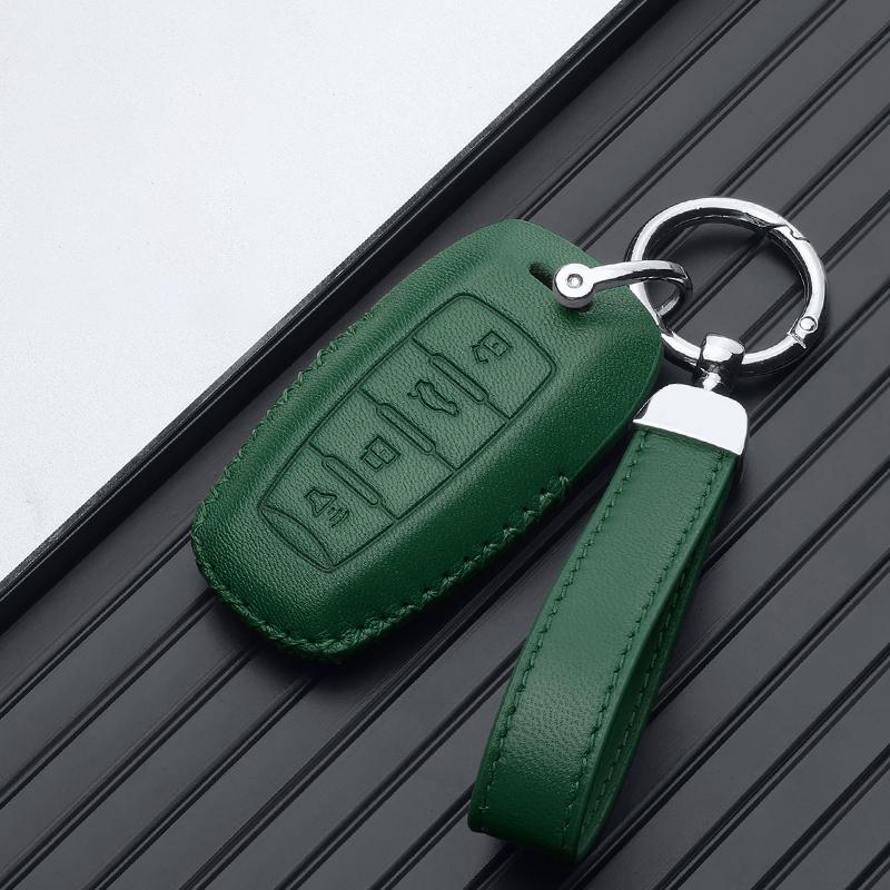 Leather Car Key Case Remote Cover Shell Holder Prorector Fob For GWM Haval New H6 HEV PHEV Jolion S Dargo H9 H2 Hover F7x 2025