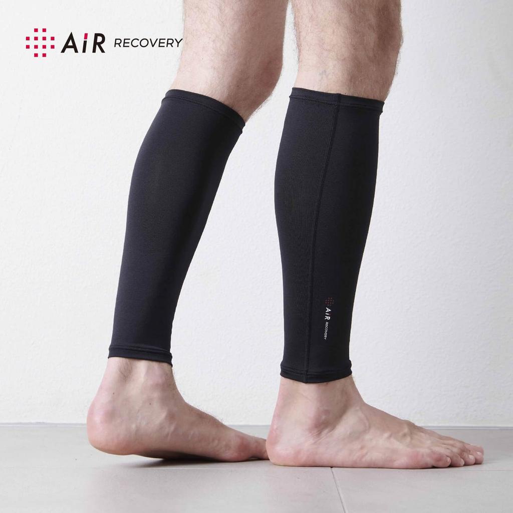 Nishikawa Air Recovery Sleep Techwear Leg Size Made in PS24550082 Warmers, L, Japan, Black,
