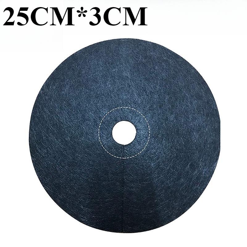 5PCS Weed Mat Non-Woven Tree Mulch Ring Tree Protector Mat Reusable Weed Barrier for Weed Control Root Protectio