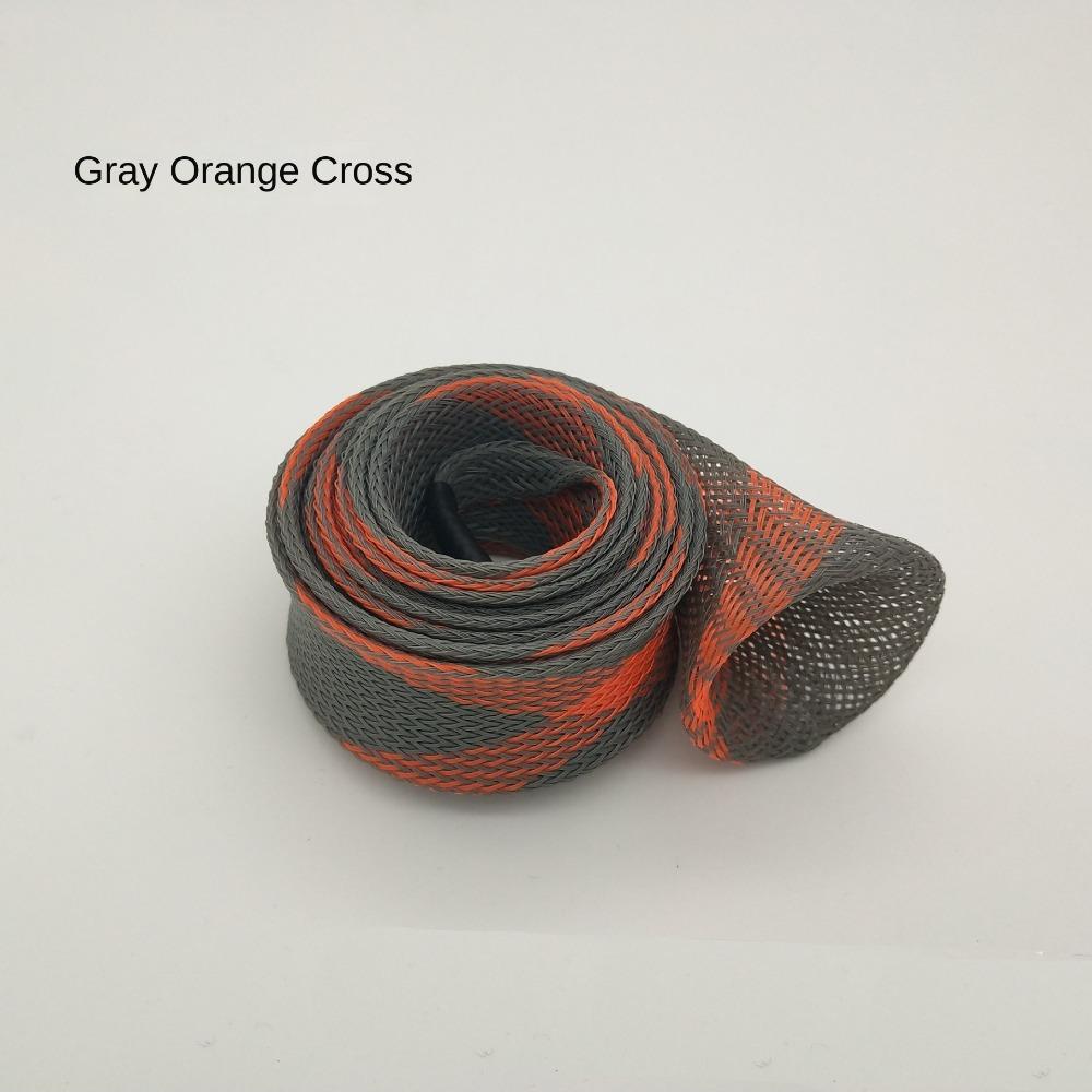 30mm*170cm Pole Sock Braided Mesh Protector Braided Mesh Spinning Rod Sleeve Telescopic Rod